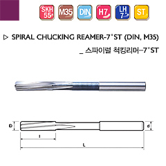 SANG SIN - HSS - Spiral Chucking Reamer-7 ST