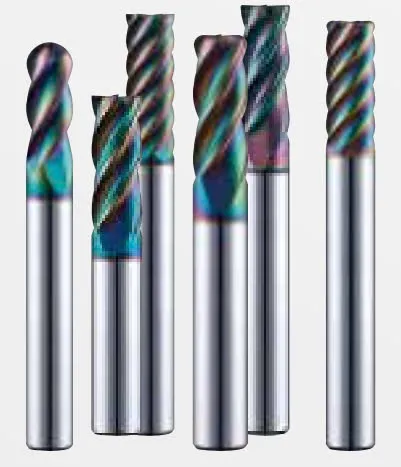 JJ Tool - V series - Endmills for dynamic roughing milling (VSB, VSE, SLE, VCC, VSC, SUC, TROE)