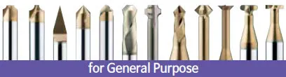 JJ Tool - GENERAL PURPOSE - EndMills for various work materials (CRC, HTE, STE, CHA, CEN, CENE, CCMC, TES, TRS, TRC, TDA, THC, TAC)