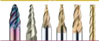 JJ TOOL - TAPER - 5 Axis Taper Double Ball End Mills (TBIC,CTDB,CTB,CTE,RTE)